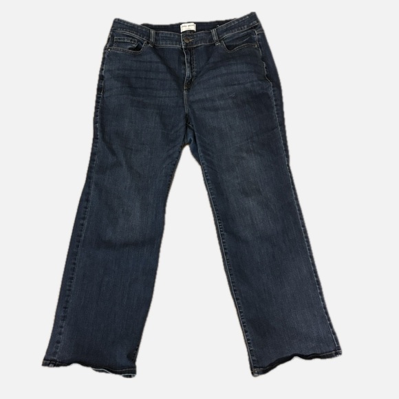 Lane Bryant 20 High Rise Bootcut Jeans – Flex Magic Waistband Dark Wash - Picture 1 of 10